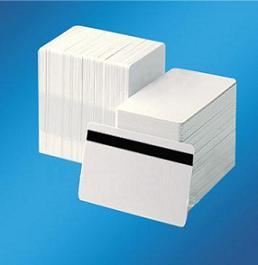 karta DATACARD plastová biela s magnetickým prúžkom CR80/.03