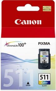 kazeta CANON CL-511C color MP240/250/260/270/490, iP 2700 (244 str.)
