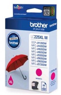kazeta BROTHER LC-225XL Magenta MFC-J4420DW/J4620DW/J5320DW/J5620DW/J5720DW (1200 str.)