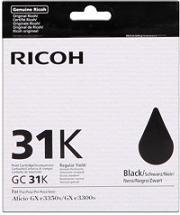 toner RICOH Typ GC 31 LC Black GXe2600/GXe3000N/GXe3300N/GXe3350N/GXe5550