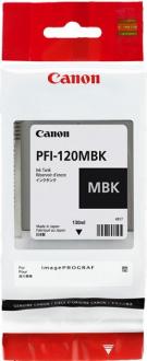 kazeta CANON PFI-120MBK matte black iPF TM-200/205/300/305 (130 ml)
