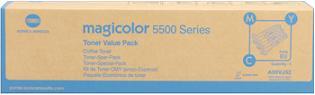 toner MINOLTA Magicolor 4650EN/4650DN/4690MF C/M/Y kit (3x 8000 str.)