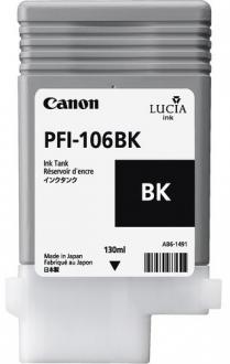 kazeta CANON PFI-106BK Black pre iPF 6300/6300s/6350/6400/6400s/6450 (130ml)
