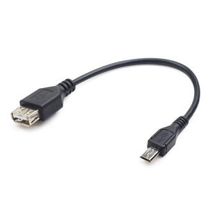 kábel USB CABLEXPERT AF/micro BM, OTG, 15cm