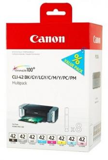 kazeta CANON CLI-42BK/GY/LGY/C/M/Y/PC/PM PACK PIXMA Pro 100