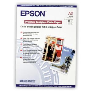 papier EPSON S041334 Premium semi-gloss photo 251g/m2, A3, 2