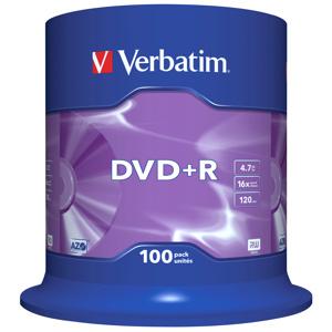 DVD+R VERBATIM 4,7GB 16X 100ks/cake
