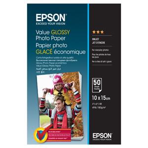 papier EPSON Value Glossy Photo Paper 10x15, 100ks, 183 g/m2