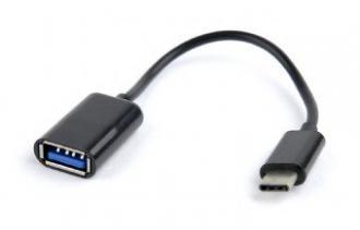 kábel USB CABLEXPERT AF/typ C 3.1, OTG, 20cm